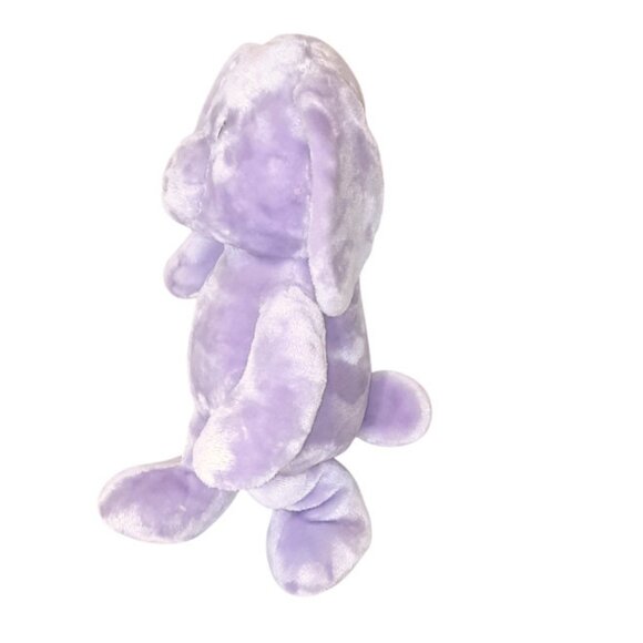 2016 Little Miracles Purple Puppy Dog Soft Lovey Plush Stuffed Toy 14" - Picture 5 of 6